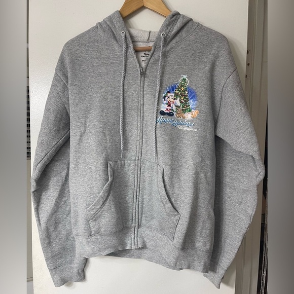 Disney Parks Mickey and Friends Holiday Hoodie - Picture 2 of 5